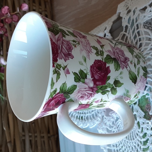 Grace China ROSE CHINTZ Pink Roses Floral Cup 10 oz - Picture 2 of 7